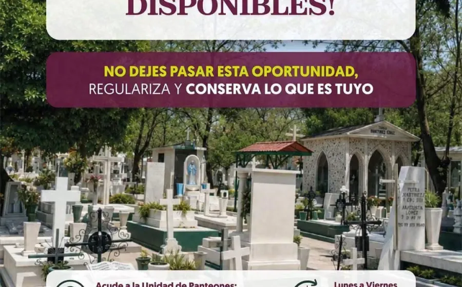 Regulariza y conserva tus derechos sobre una fosa
