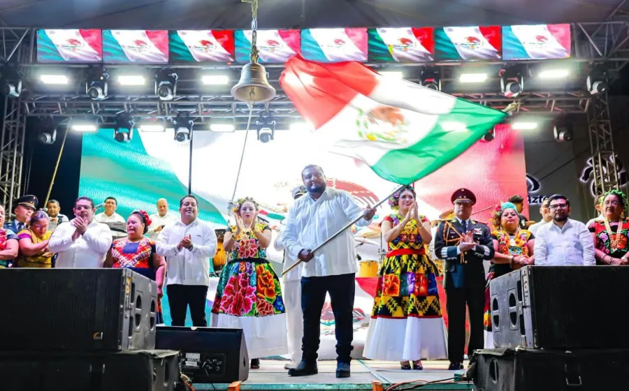 Juchitán celebra el Grito de Independencia