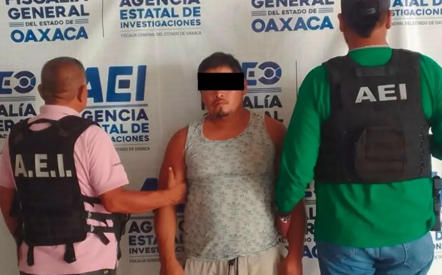 FGEO aprehende a probable responsable de violación equiparada en agravio de una menor de edad en Santa María Petapa
