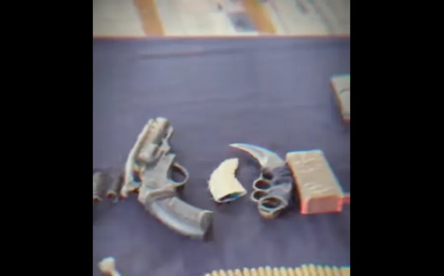 Detienen a persona con arma hechiza y 24 cartuchos en Oaxaca de Juárez