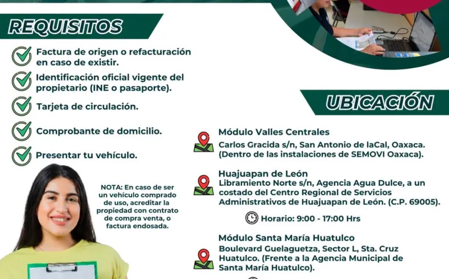 REPUVE Oaxaca facilita el registro gratuito de vehículos
