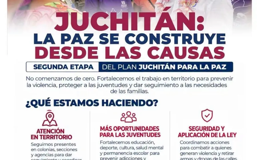 Juchitán necesita recuperar la tranquilidad, y estamos trabajando para lograrlo