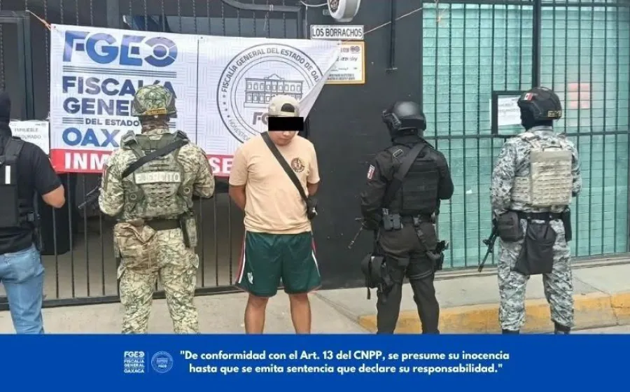 FGEO ejecuta cateo en Etla y detiene a probable responsable de narcomenudeo