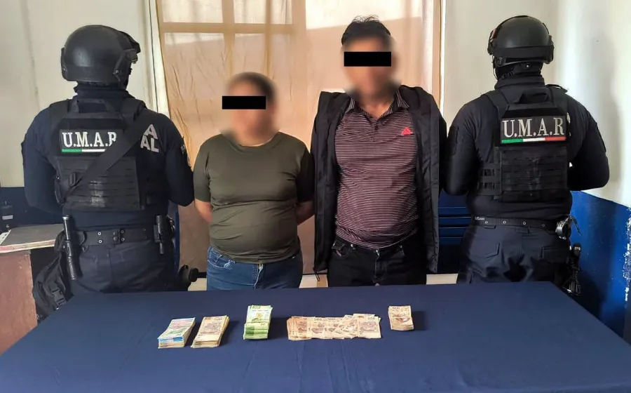 Policía Municipal detiene a dos personas que transportaban dinero en efectivo sin acreditar su procedencia