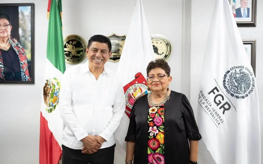 Ernestina Godoy reconoce avances en Oaxaca y refrenda coordinación con Salomón Jara