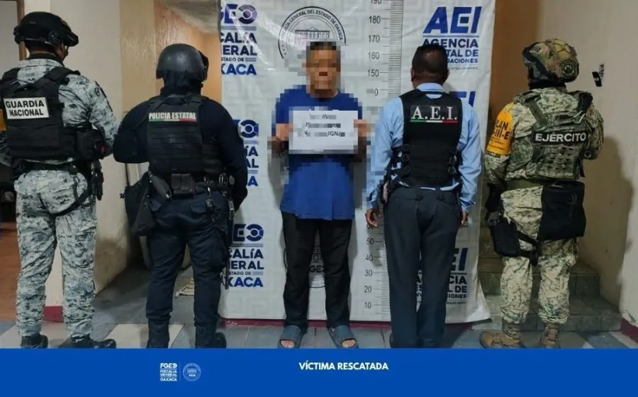 FGEO rescata a víctima de presunta privación ilegal de la libertad en centro de rehabilitación de Etla