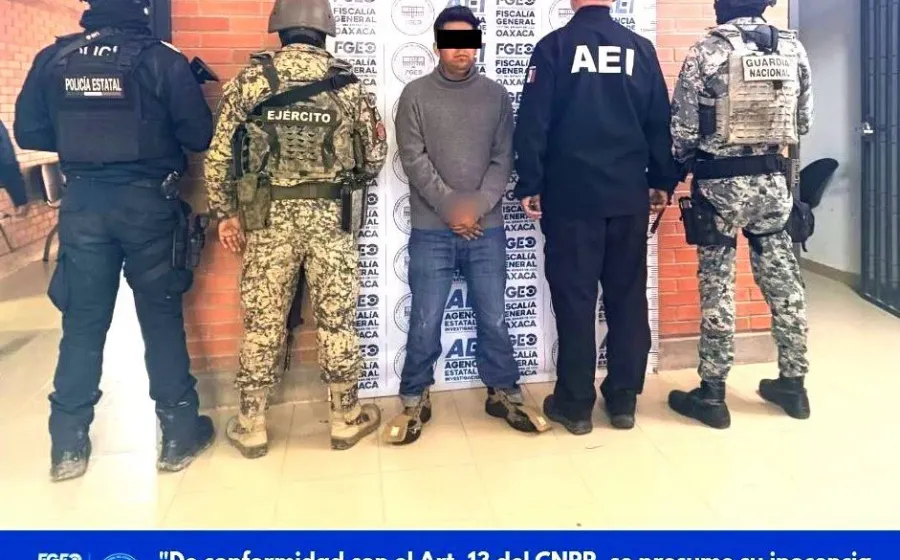 Aprehende FGEO a probable responsable de tentativa de violación agravada cometida en San Miguel Suchixtepec