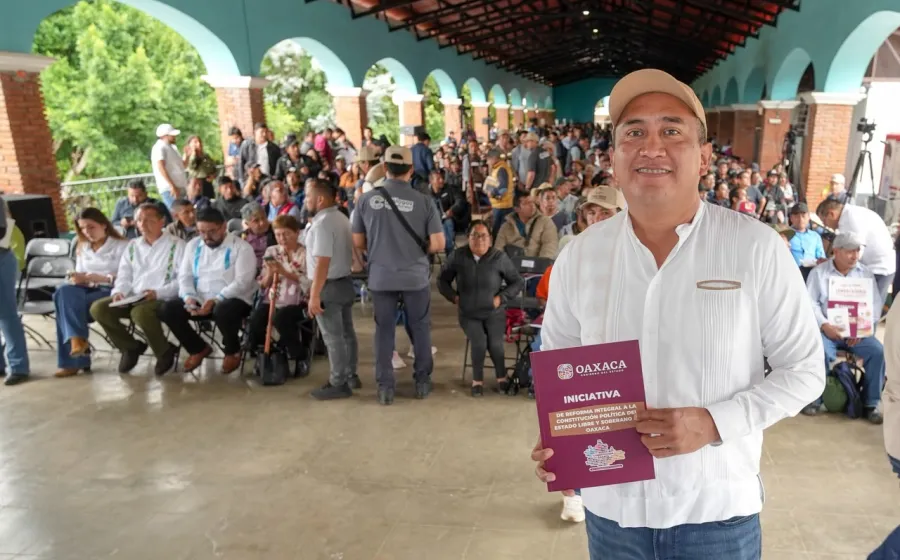 Convoca Nino Morales a construir desde el pueblo la nueva Constitución de #Oaxaca 