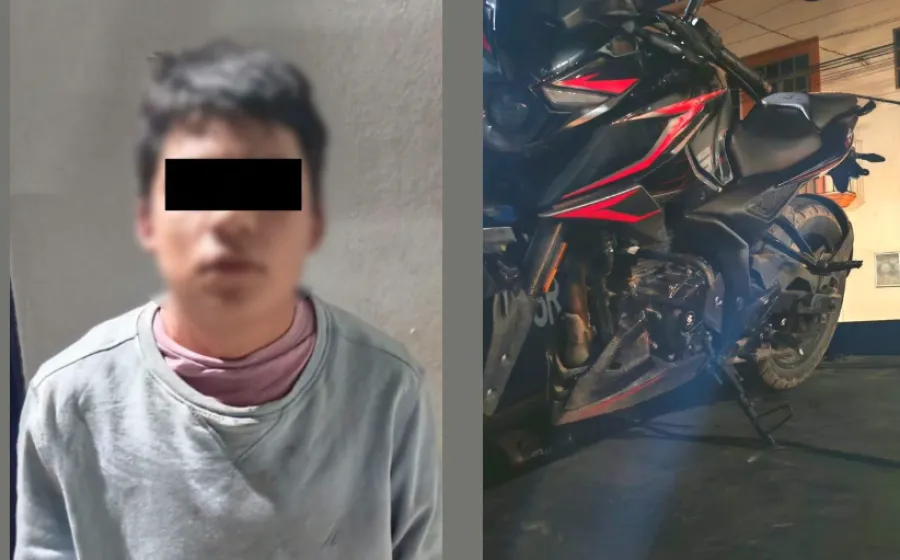 Policía Municipal detiene a persona señalada por presunto robo de motocicleta