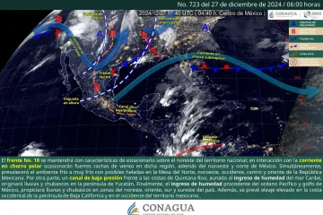 Se mantendrá ambiente frío y lluvias escasas para este viernes en Oaxaca