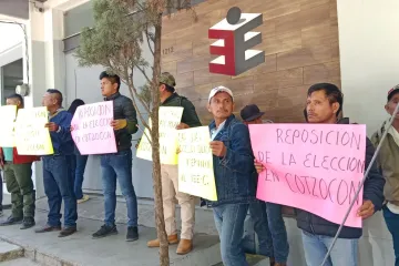Exige Cotzocón nuevas elecciones