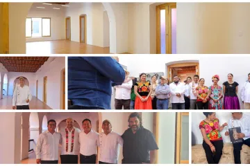 Atestigua Nino Morales renovación de Palacio Municipal de Juchitán