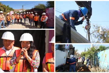 Comienza ampliación de la red de energía eléctrica en colonias de Xoxocotlán