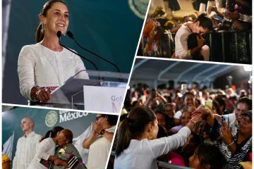 Presidenta encabeza entrega de tarjetas de la Pensión Mujeres Bienestar en Oaxaca 