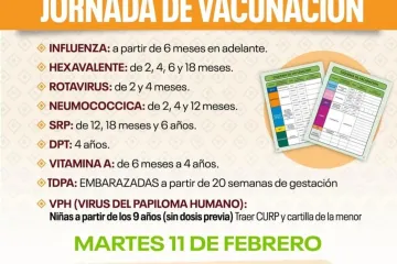 Campaña de vacunación en Xoxo 