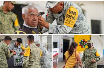 Fuerzas Armadas acercan servicios de salud y bienestar a población de Xoxocotlán