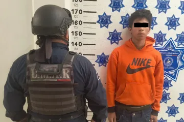 Detienen a sujeto en la capital por presunto robo