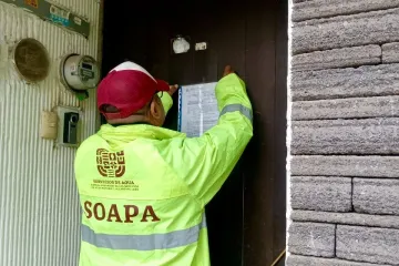 Exhorta Soapa a evitar el desperdicio de agua potable