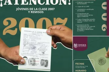 Convoca Municipio de Oaxaca de Juárez a jóvenes a realizar el Servicio Militar Nacional