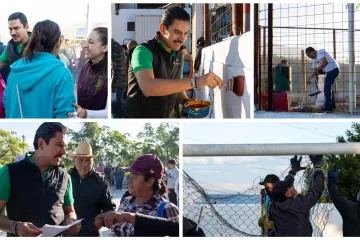Se suman vecinos de Lomas de San Jacinto a los Tequios Vecinales