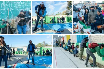 Vecinas y vecinos rescatan espacios públicos a través del Tequio