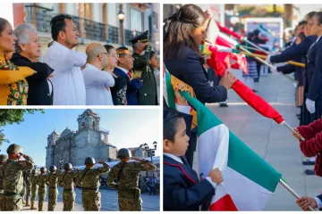 Conmemoran autoridades Promulgación de la Constitución