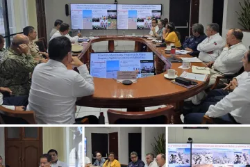 Autoridades federales y municipales analizan soluciones ante presencia de hidrocarburo en playas de Salina Cruz