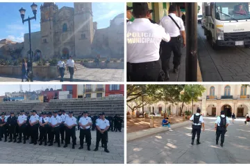 Con operativo "Turístico", la Secretaría de Seguridad Vecinal refuerza acciones en la ciudad de Oaxaca