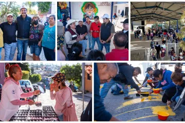 Se suman vecinos de la Colonia 7 Regiones a los Tequios Vecinales