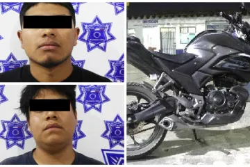 Policía Municipal detiene a dos personas por el presunto robo de una motocicleta