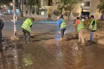 Cuadrilla Móvil del Centro Histórico continúa realizando trabajos de limpieza la ciudad