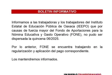 Regularizar dispersión del recurso del FONE, prioridad del IEEPO