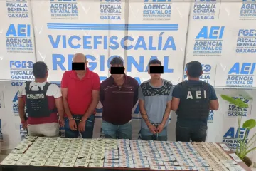 Detienen a tres en posesión de billetes falsos en la Costa