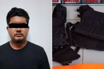 Lo detienen con armas de fuego, chalecos tácticos, y varios teléfonos celulares, en la Cuenca