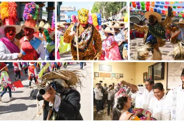 Vive Santiago Juxtlahuaca el Día Grande de su Carnaval