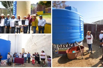 Santa Cruz Xoxocotlán garantiza acceso al agua con entrega de hidrantes móviles