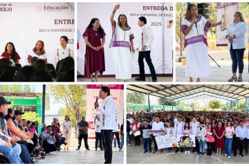 Bienestar Oaxaca y SEP entregan becas en Xoxo