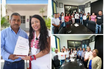 Toman protesta a nuevos agentes municipales de Xoxocotlán