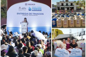 Agua para Todos 2025 avanza en Santa Cruz Xoxocotlán con la entrega de tinacos