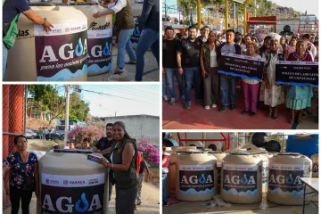 Oaxaca de Juárez fortalece acciones para el acceso al agua en la colonia Los Ángeles
