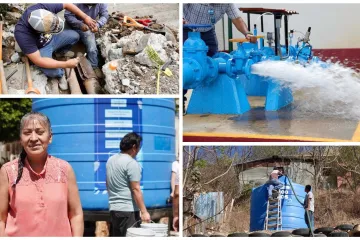 Reduce Soapa 86% zonas críticas por falta de abastecimiento de agua