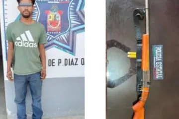 Pone Policía Estatal a disposición de la FGR a detenido en El Tepehuaje, Miahuatlán