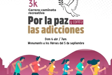 Gobierno juchiteco y el IEEPO impulsan carrera - caminata "Por la paz y contra las adicciones" 
