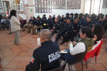 Personal de la Secretaría de Seguridad Vecinal recibe capacitación 