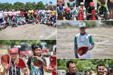 Batazos de apoyo para Palmeritos en Ejido Zapata