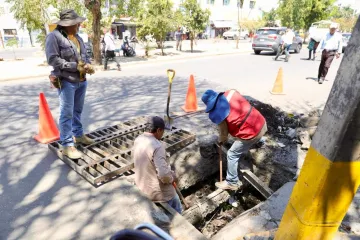 Refuerza Soapa labores de limpieza y desazolve en infraestructura pluvial