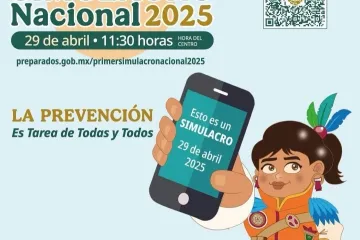¡Mañana se realizará el primer simulacro nacional!