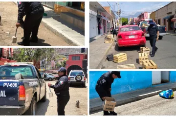 Amplía Policía Vial Dispositivo Barredora en agencias y colonias de Oaxaca de Juárez