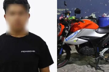 Policía Municipal detiene a conductor de una motocicleta al presentar presuntas alteraciones en sus numerales