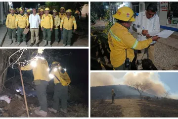 Liquida Coesfo incendio forestal en San Pablo Huixtepec